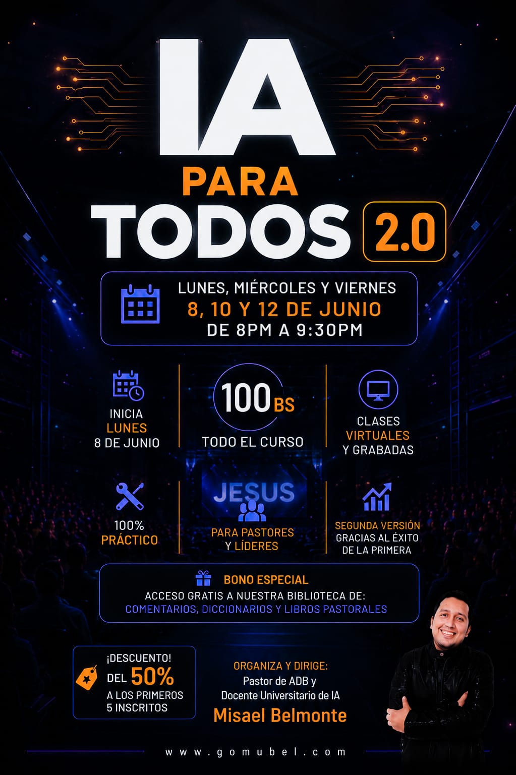 Afiche del curso IA para TODOS